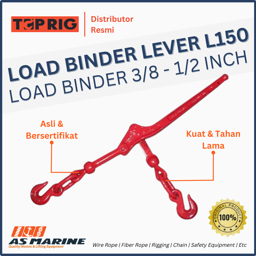 load binder lever toprig l150 3/8-1/2 inch